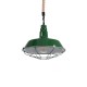 GLOBOSTAR® CRANE 01408 Vintage Κρεμαστό Φωτιστικό Οροφής με Ντουί 1 x E27 AC 220-240V IP20 - Πράσινο & Μπεζ - Μ36 x Π36 x Y31cm