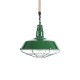 GLOBOSTAR® CRANE 01408 Vintage Κρεμαστό Φωτιστικό Οροφής με Ντουί 1 x E27 AC 220-240V IP20 - Πράσινο & Μπεζ - Μ36 x Π36 x Y31cm