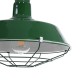GLOBOSTAR® CRANE 01408 Vintage Κρεμαστό Φωτιστικό Οροφής με Ντουί 1 x E27 AC 220-240V IP20 - Πράσινο & Μπεζ - Μ36 x Π36 x Y31cm