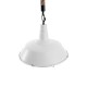 GLOBOSTAR® CRANE 01409 Vintage Κρεμαστό Φωτιστικό Οροφής με Ντουί 1 x E27 AC 220-240V IP20 - Λευκό & Μπεζ - Μ36 x Π36 x Υ31cm