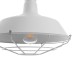 GLOBOSTAR® CRANE 01409 Vintage Κρεμαστό Φωτιστικό Οροφής με Ντουί 1 x E27 AC 220-240V IP20 - Λευκό & Μπεζ - Μ36 x Π36 x Υ31cm