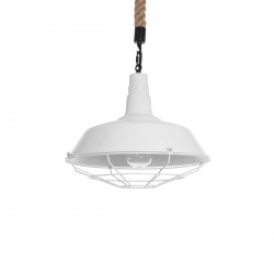 GLOBOSTAR® PUPPET 01412 Vintage Κρεμαστό Φωτιστικό Οροφής με Ντουί 1 x E27 AC 220-240V IP20 - Λευκό & Μπεζ - Μ36 x Π36 x Y31cm GLOBOSTAR® PUPPET 01412 Vintage Κρεμαστό Φωτιστικό Οροφής με Ντουί 1 x E27 AC 220-240V IP20 - Λευκό & Μπεζ - Μ36 x Π36 x Y31cm