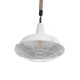 GLOBOSTAR® PUPPET 01412 Vintage Κρεμαστό Φωτιστικό Οροφής με Ντουί 1 x E27 AC 220-240V IP20 - Λευκό & Μπεζ - Μ36 x Π36 x Y31cm GLOBOSTAR® PUPPET 01412 Vintage Κρεμαστό Φωτιστικό Οροφής με Ντουί 1 x E27 AC 220-240V IP20 - Λευκό & Μπεζ - Μ36 x Π36 x Y31cm