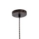 GLOBOSTAR® SPIGOT 01413 Vintage Κρεμαστό Φωτιστικό Οροφής με Ντουί 1 x E27 AC 220-240V IP20 - Χάλκινο & Κόκκινο - Μ5 x Π5 x Y20cm GLOBOSTAR® SPIGOT 01413 Vintage Κρεμαστό Φωτιστικό Οροφής με Ντουί 1 x E27 AC 220-240V IP20 - Χάλκινο & Κόκκινο - Μ5 x Π5 x Y20cm