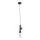 GLOBOSTAR® SPIGOT 01413 Vintage Κρεμαστό Φωτιστικό Οροφής με Ντουί 1 x E27 AC 220-240V IP20 - Χάλκινο & Κόκκινο - Μ5 x Π5 x Y20cm GLOBOSTAR® SPIGOT 01413 Vintage Κρεμαστό Φωτιστικό Οροφής με Ντουί 1 x E27 AC 220-240V IP20 - Χάλκινο & Κόκκινο - Μ5 x Π5 x Y20cm