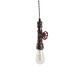 GLOBOSTAR® SPIGOT 01413 Vintage Κρεμαστό Φωτιστικό Οροφής με Ντουί 1 x E27 AC 220-240V IP20 - Χάλκινο & Κόκκινο - Μ5 x Π5 x Y20cm GLOBOSTAR® SPIGOT 01413 Vintage Κρεμαστό Φωτιστικό Οροφής με Ντουί 1 x E27 AC 220-240V IP20 - Χάλκινο & Κόκκινο - Μ5 x Π5 x Y20cm
