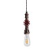 GLOBOSTAR® SPIGOT 01413 Vintage Κρεμαστό Φωτιστικό Οροφής με Ντουί 1 x E27 AC 220-240V IP20 - Χάλκινο & Κόκκινο - Μ5 x Π5 x Y20cm GLOBOSTAR® SPIGOT 01413 Vintage Κρεμαστό Φωτιστικό Οροφής με Ντουί 1 x E27 AC 220-240V IP20 - Χάλκινο & Κόκκινο - Μ5 x Π5 x Y20cm