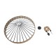GLOBOSTAR® SAHARA 01416 Boho Κρεμαστό Φωτιστικό Οροφής με Ντουί 1 x E27 AC 220-240V IP20 - Μπεζ & Μαύρο - Μ80 x Π80 x Y25cm GLOBOSTAR® SAHARA 01416 Boho Κρεμαστό Φωτιστικό Οροφής με Ντουί 1 x E27 AC 220-240V IP20 - Μπεζ & Μαύρο - Μ80 x Π80 x Y25cm