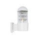 GLOBOSTAR® NEWI 01418 Μοντέρνο Φωτιστικό Τοίχου - Απλίκα με Ντουί 1 x E27 AC 220-240V IP20 - Λευκό - Μ11 x Π17 x Υ25cm GLOBOSTAR® NEWI 01418 Μοντέρνο Φωτιστικό Τοίχου - Απλίκα με Ντουί 1 x E27 AC 220-240V IP20 - Λευκό - Μ11 x Π17 x Υ25cm