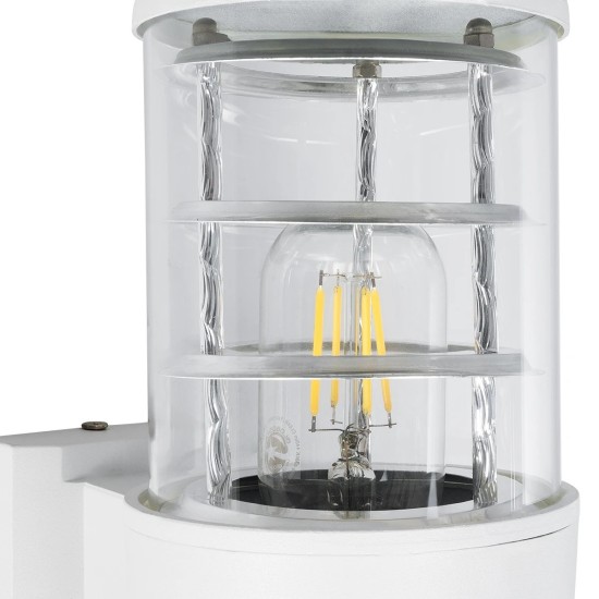 GLOBOSTAR® NEWI 01418 Μοντέρνο Φωτιστικό Τοίχου - Απλίκα με Ντουί 1 x E27 AC 220-240V IP20 - Λευκό - Μ11 x Π17 x Υ25cm GLOBOSTAR® NEWI 01418 Μοντέρνο Φωτιστικό Τοίχου - Απλίκα με Ντουί 1 x E27 AC 220-240V IP20 - Λευκό - Μ11 x Π17 x Υ25cm