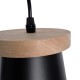 GLOBOSTAR® LANA 01425 Μοντέρνο Κρεμαστό Φωτιστικό Οροφής με Ντουί 3 x E27 AC 220-240V IP20 - Μαύρο & Καφέ - Μ60 x Π13 x Υ18cm GLOBOSTAR® LANA 01425 Μοντέρνο Κρεμαστό Φωτιστικό Οροφής με Ντουί 3 x E27 AC 220-240V IP20 - Μαύρο & Καφέ - Μ60 x Π13 x Υ18cm
