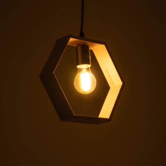 GLOBOSTAR® ELISE 01429 Μοντέρνο Κρεμαστό Φωτιστικό Οροφής με Ντουί 1 x E27 AC 220-240V IP20 - Μπεζ & Μαύρο - Μ26 x Π8 x Υ25cm GLOBOSTAR® ELISE 01429 Μοντέρνο Κρεμαστό Φωτιστικό Οροφής με Ντουί 1 x E27 AC 220-240V IP20 - Μπεζ & Μαύρο - Μ26 x Π8 x Υ25cm