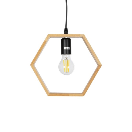 GLOBOSTAR® ELISE 01429 Μοντέρνο Κρεμαστό Φωτιστικό Οροφής με Ντουί 1 x E27 AC 220-240V IP20 - Μπεζ & Μαύρο - Μ26 x Π8 x Υ25cm GLOBOSTAR® ELISE 01429 Μοντέρνο Κρεμαστό Φωτιστικό Οροφής με Ντουί 1 x E27 AC 220-240V IP20 - Μπεζ & Μαύρο - Μ26 x Π8 x Υ25cm
