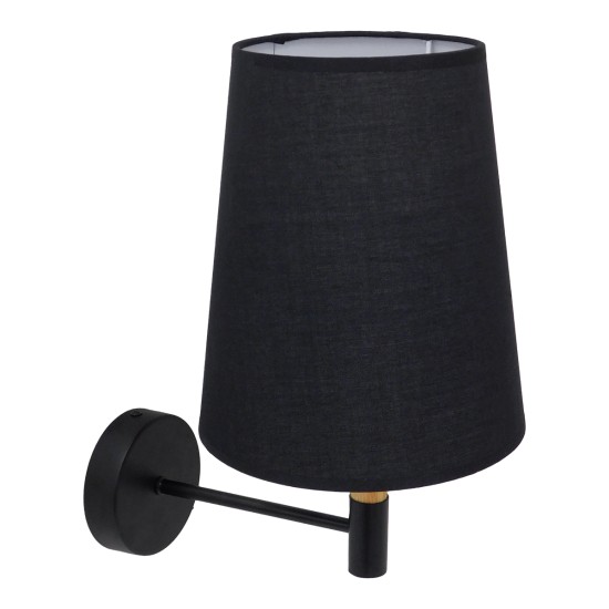 GLOBOSTAR® LYDFORD 01432 Μοντέρνο Φωτιστικό Τοίχου - Απλίκα με Ντουί 1 x E27 AC 220-240V IP20 - Μαύρο & Μπεζ - Μ20 x Π28 x Υ36cm GLOBOSTAR® LYDFORD 01432 Μοντέρνο Φωτιστικό Τοίχου - Απλίκα με Ντουί 1 x E27 AC 220-240V IP20 - Μαύρο & Μπεζ - Μ20 x Π28 x Υ36cm