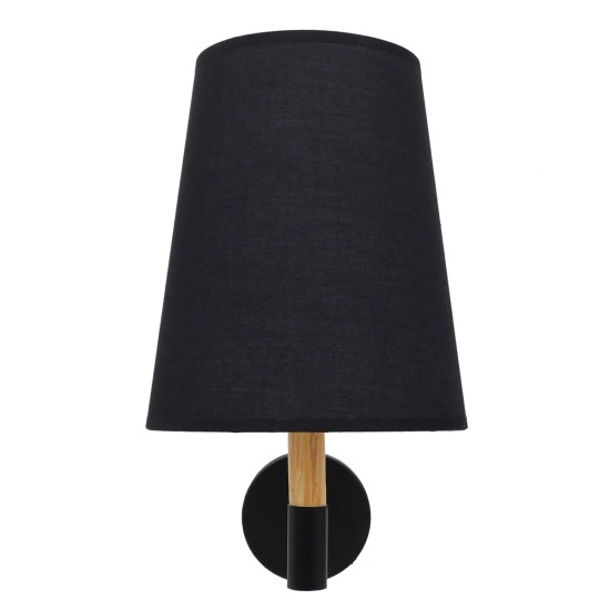 GLOBOSTAR® LYDFORD 01432 Μοντέρνο Φωτιστικό Τοίχου - Απλίκα με Ντουί 1 x E27 AC 220-240V IP20 - Μαύρο & Μπεζ - Μ20 x Π28 x Υ36cm GLOBOSTAR® LYDFORD 01432 Μοντέρνο Φωτιστικό Τοίχου - Απλίκα με Ντουί 1 x E27 AC 220-240V IP20 - Μαύρο & Μπεζ - Μ20 x Π28 x Υ36cm
