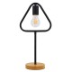 GLOBOSTAR® HONOR TRIANGLE 01436 Μοντέρνο Επιτραπέζιο Φωτιστικό Πορτατίφ με Ντουί 1 x E27 AC 220-240V IP20 - Μαύρο & Μπεζ - M20 x Π20 x Υ40cm GLOBOSTAR® HONOR TRIANGLE 01436 Μοντέρνο Επιτραπέζιο Φωτιστικό Πορτατίφ με Ντουί 1 x E27 AC 220-240V IP20 - Μαύρο & Μπεζ - M20 x Π20 x Υ40cm