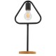 GLOBOSTAR® HONOR TRIANGLE 01436 Μοντέρνο Επιτραπέζιο Φωτιστικό Πορτατίφ με Ντουί 1 x E27 AC 220-240V IP20 - Μαύρο & Μπεζ - M20 x Π20 x Υ40cm GLOBOSTAR® HONOR TRIANGLE 01436 Μοντέρνο Επιτραπέζιο Φωτιστικό Πορτατίφ με Ντουί 1 x E27 AC 220-240V IP20 - Μαύρο & Μπεζ - M20 x Π20 x Υ40cm