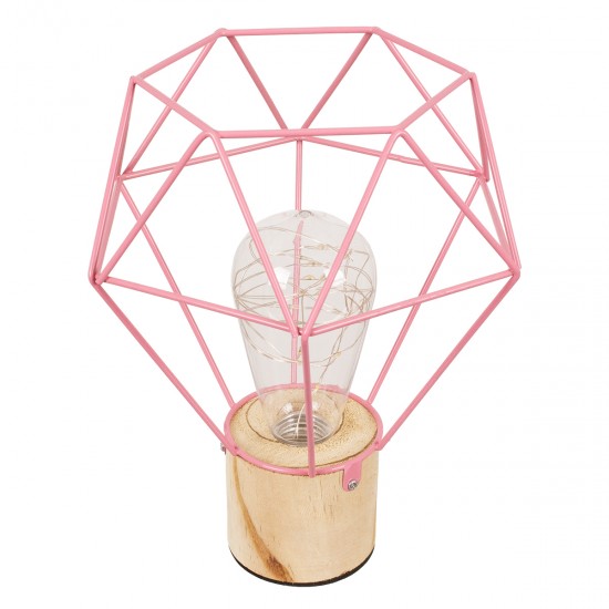 GLOBOSTAR® ANTLER 01442 Μοντέρνο Επιτραπέζιο Φωτιστικό LED 2.2W 154lm 360° DC 5V IP20 Θερμό Λευκό 2700K - DIODE - Ροζ & Μπεζ - Μ19 x Π19 x Υ23cm - 2 Χρόνια Εγγύηση GLOBOSTAR® ANTLER 01442 Μοντέρνο Επιτραπέζιο Φωτιστικό LED 2.2W 154lm 360° DC 5V IP20 Θερμό Λευκό 2700K - DIODE - Ροζ & Μπεζ - Μ19 x Π19 x Υ23cm - 2 Χρόνια Εγγύηση