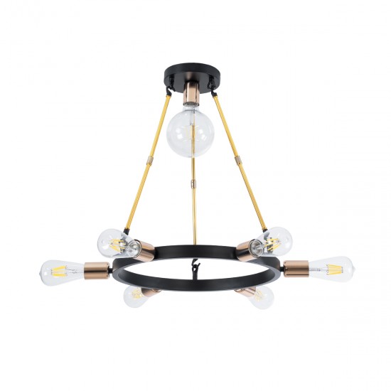 GLOBOSTAR® SAILOR 01445 Μοντέρνο Φωτιστικό Οροφής με Ντουί 7 x E27 AC 220-240V IP20 - Πολύχρωμο - Μ55 x Π55 x Υ55cm GLOBOSTAR® SAILOR 01445 Μοντέρνο Φωτιστικό Οροφής με Ντουί 7 x E27 AC 220-240V IP20 - Πολύχρωμο - Μ55 x Π55 x Υ55cm