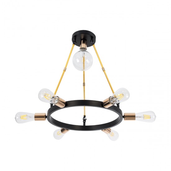 GLOBOSTAR® SAILOR 01445 Μοντέρνο Φωτιστικό Οροφής με Ντουί 7 x E27 AC 220-240V IP20 - Πολύχρωμο - Μ55 x Π55 x Υ55cm GLOBOSTAR® SAILOR 01445 Μοντέρνο Φωτιστικό Οροφής με Ντουί 7 x E27 AC 220-240V IP20 - Πολύχρωμο - Μ55 x Π55 x Υ55cm