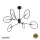 GLOBOSTAR® NEXUS 01446 Μοντέρνο Φωτιστικό Οροφής με Ντουί 6 x E27 AC 220-240V IP20 - Μαύρο & Χάλκινο - Μ105 x Π105 x Υ70cm GLOBOSTAR® NEXUS 01446 Μοντέρνο Φωτιστικό Οροφής με Ντουί 6 x E27 AC 220-240V IP20 - Μαύρο & Χάλκινο - Μ105 x Π105 x Υ70cm