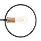 GLOBOSTAR® NEXUS 01446 Μοντέρνο Φωτιστικό Οροφής με Ντουί 6 x E27 AC 220-240V IP20 - Μαύρο & Χάλκινο - Μ105 x Π105 x Υ70cm GLOBOSTAR® NEXUS 01446 Μοντέρνο Φωτιστικό Οροφής με Ντουί 6 x E27 AC 220-240V IP20 - Μαύρο & Χάλκινο - Μ105 x Π105 x Υ70cm