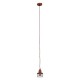 GLOBOSTAR® MANHATTAN 01453 Μοντέρνο Κρεμαστό Φωτιστικό Οροφής με Ντουί 1 x E27 AC 220-240V IP20 - Χάλκινο - Μ11 x Π11 x Υ14cm