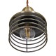 GLOBOSTAR® MANHATTAN 01455 Μοντέρνο Κρεμαστό Φωτιστικό Οροφής με Ντουί 1 x E27 AC 220-240V IP20 - Μπρούτζινο - Μ11 x Π11 x Υ14cm
