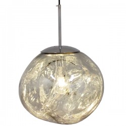 GLOBOSTAR® DIXAR 01464 Μοντέρνο Κρεμαστό Φωτιστικό Οροφής με Ντουί 1 x E27 AC 220-240V IP20 -Ασημί - Μ36 x Π36 x Υ45cm GLOBOSTAR® DIXAR 01464 Μοντέρνο Κρεμαστό Φωτιστικό Οροφής με Ντουί 1 x E27 AC 220-240V IP20 -Ασημί - Μ36 x Π36 x Υ45cm