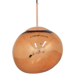 GLOBOSTAR® DIXAR 01465 Μοντέρνο Κρεμαστό Φωτιστικό Οροφής με Ντουί 1 x E27 AC 220-240V IP20 - Χάλκινο - Μ36 x Π36 x Υ45cm