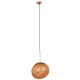 GLOBOSTAR® DIXAR 01465 Μοντέρνο Κρεμαστό Φωτιστικό Οροφής με Ντουί 1 x E27 AC 220-240V IP20 - Χάλκινο - Μ36 x Π36 x Υ45cm
