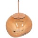 GLOBOSTAR® DIXAR 01465 Μοντέρνο Κρεμαστό Φωτιστικό Οροφής με Ντουί 1 x E27 AC 220-240V IP20 - Χάλκινο - Μ36 x Π36 x Υ45cm