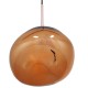 GLOBOSTAR® DIXAR 01465 Μοντέρνο Κρεμαστό Φωτιστικό Οροφής με Ντουί 1 x E27 AC 220-240V IP20 - Χάλκινο - Μ36 x Π36 x Υ45cm