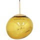 GLOBOSTAR® DIXAR 01466 Μοντέρνο Κρεμαστό Φωτιστικό Οροφής με Ντουί 1 x E27 AC 220-240V IP20 - Χρυσό - Μ36 x Π36 x Υ45cm