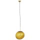 GLOBOSTAR® DIXAR 01466 Μοντέρνο Κρεμαστό Φωτιστικό Οροφής με Ντουί 1 x E27 AC 220-240V IP20 - Χρυσό - Μ36 x Π36 x Υ45cm