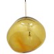 GLOBOSTAR® DIXAR 01466 Μοντέρνο Κρεμαστό Φωτιστικό Οροφής με Ντουί 1 x E27 AC 220-240V IP20 - Χρυσό - Μ36 x Π36 x Υ45cm