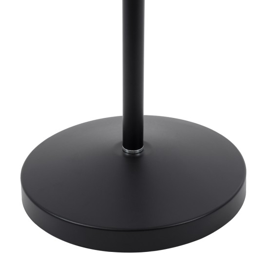 GLOBOSTAR® AUDREY 01468 Vintage Επιδαπέδιο Φωτιστικό με Ντουί 1 x E27 AC 220-240V IP20 - Μαύρο - Μ15 x Π15 x Υ190cm
