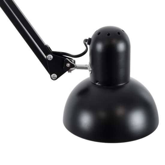 GLOBOSTAR® AUDREY 01468 Vintage Επιδαπέδιο Φωτιστικό με Ντουί 1 x E27 AC 220-240V IP20 - Μαύρο - Μ15 x Π15 x Υ190cm