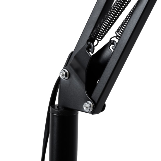 GLOBOSTAR® AUDREY 01468 Vintage Επιδαπέδιο Φωτιστικό με Ντουί 1 x E27 AC 220-240V IP20 - Μαύρο - Μ15 x Π15 x Υ190cm