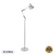 GLOBOSTAR® AUDREY 01469 Vintage Επιδαπέδιο Φωτιστικό με Ντουί 1 x E27 AC 220-240V IP20 - Ασημί - Μ15 x Π15 x Υ190cm GLOBOSTAR® AUDREY 01469 Vintage Επιδαπέδιο Φωτιστικό με Ντουί 1 x E27 AC 220-240V IP20 - Ασημί - Μ15 x Π15 x Υ190cm
