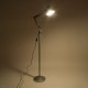 GLOBOSTAR® AUDREY 01469 Vintage Επιδαπέδιο Φωτιστικό με Ντουί 1 x E27 AC 220-240V IP20 - Ασημί - Μ15 x Π15 x Υ190cm GLOBOSTAR® AUDREY 01469 Vintage Επιδαπέδιο Φωτιστικό με Ντουί 1 x E27 AC 220-240V IP20 - Ασημί - Μ15 x Π15 x Υ190cm