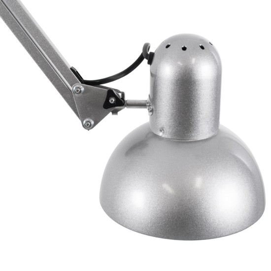 GLOBOSTAR® AUDREY 01469 Vintage Επιδαπέδιο Φωτιστικό με Ντουί 1 x E27 AC 220-240V IP20 - Ασημί - Μ15 x Π15 x Υ190cm GLOBOSTAR® AUDREY 01469 Vintage Επιδαπέδιο Φωτιστικό με Ντουί 1 x E27 AC 220-240V IP20 - Ασημί - Μ15 x Π15 x Υ190cm