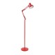 GLOBOSTAR® AUDREY 01470 Vintage Επιδαπέδιο Φωτιστικό με Ντουί 1 x E27 AC 220-240V IP20 - Κόκκινο - Μ15 x Π15 x Υ190cm