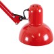 GLOBOSTAR® AUDREY 01470 Vintage Επιδαπέδιο Φωτιστικό με Ντουί 1 x E27 AC 220-240V IP20 - Κόκκινο - Μ15 x Π15 x Υ190cm