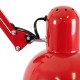 GLOBOSTAR® AUDREY 01470 Vintage Επιδαπέδιο Φωτιστικό με Ντουί 1 x E27 AC 220-240V IP20 - Κόκκινο - Μ15 x Π15 x Υ190cm