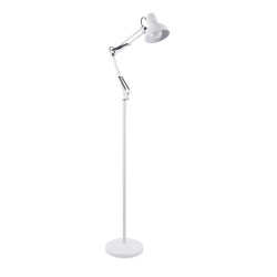 GLOBOSTAR® AUDREY 01471 Vintage Επιδαπέδιο Φωτιστικό με Ντουί 1 x E27 AC 220-240V IP20 - Λευκό - Μ15 x Π15 x Υ190cm GLOBOSTAR® AUDREY 01471 Vintage Επιδαπέδιο Φωτιστικό με Ντουί 1 x E27 AC 220-240V IP20 - Λευκό - Μ15 x Π15 x Υ190cm