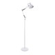 GLOBOSTAR® AUDREY 01471 Vintage Επιδαπέδιο Φωτιστικό με Ντουί 1 x E27 AC 220-240V IP20 - Λευκό - Μ15 x Π15 x Υ190cm