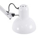 GLOBOSTAR® AUDREY 01471 Vintage Επιδαπέδιο Φωτιστικό με Ντουί 1 x E27 AC 220-240V IP20 - Λευκό - Μ15 x Π15 x Υ190cm