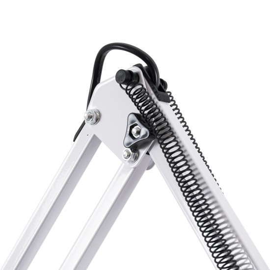 GLOBOSTAR® AUDREY 01471 Vintage Επιδαπέδιο Φωτιστικό με Ντουί 1 x E27 AC 220-240V IP20 - Λευκό - Μ15 x Π15 x Υ190cm