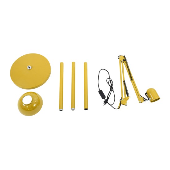 GLOBOSTAR® AUDREY 01472 Μοντέρνο Επιδαπέδιο Φωτιστικό με Ντουί 1 x E27 AC 220-240V IP20 - Κίτρινο - Μ15 x Π15 x Υ190cm GLOBOSTAR® AUDREY 01472 Μοντέρνο Επιδαπέδιο Φωτιστικό με Ντουί 1 x E27 AC 220-240V IP20 - Κίτρινο - Μ15 x Π15 x Υ190cm